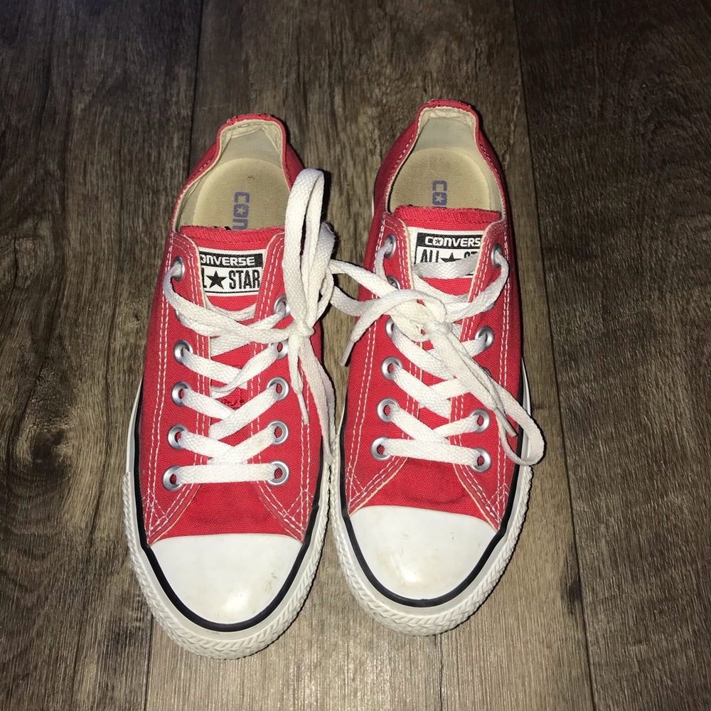 red low top converse